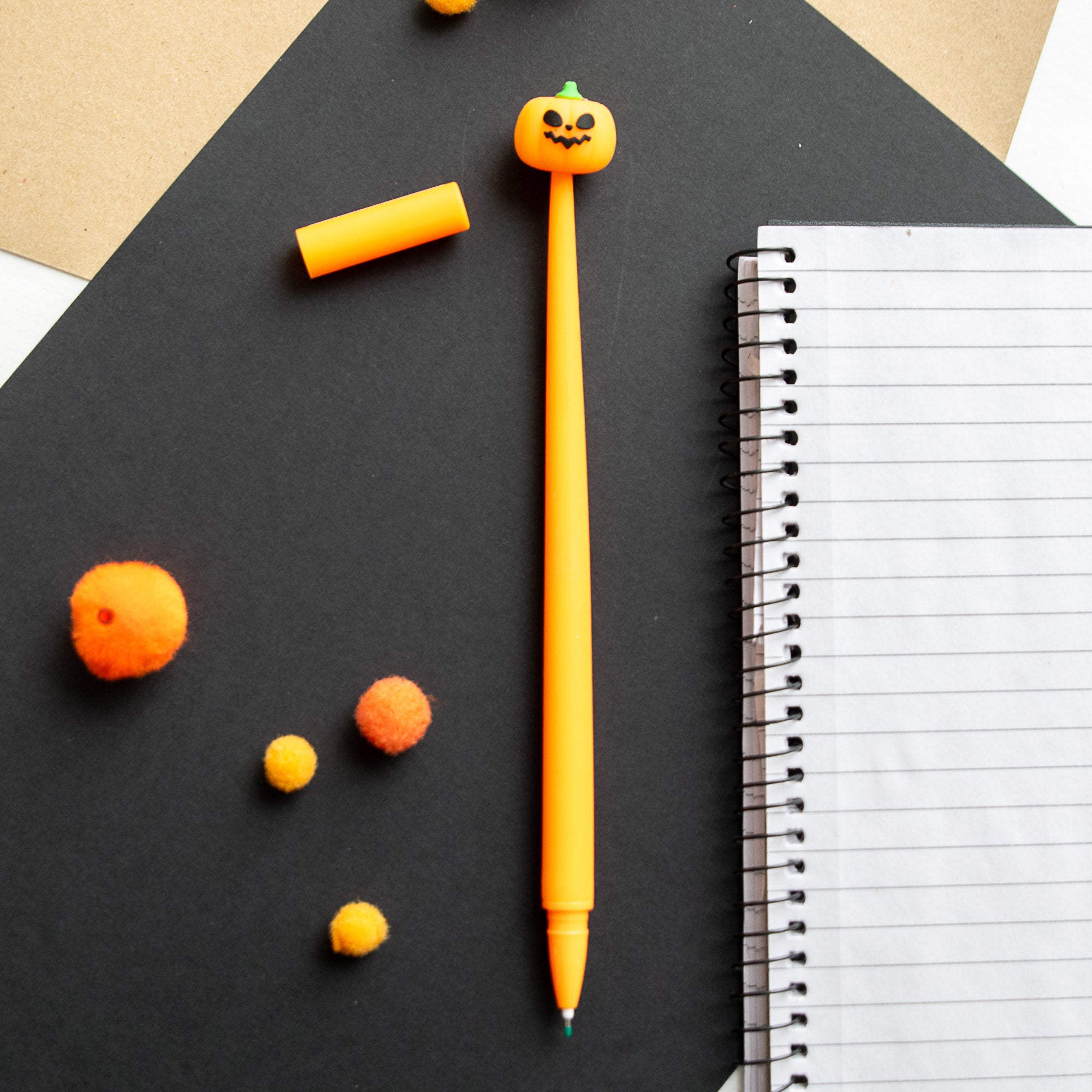 Schüttelstift – Halloween-Kürbis