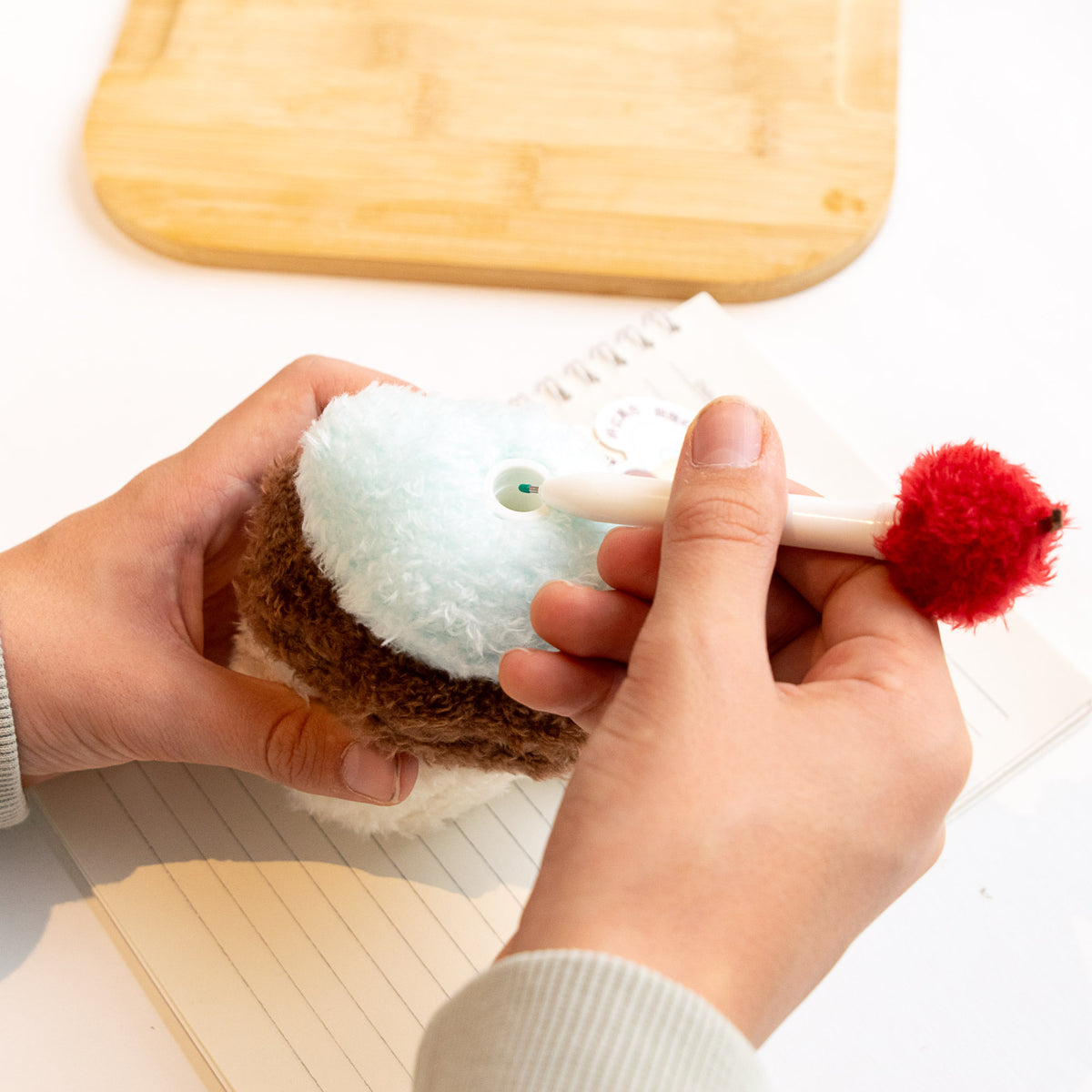 Stylo Kawaii Peluche - Cupcake