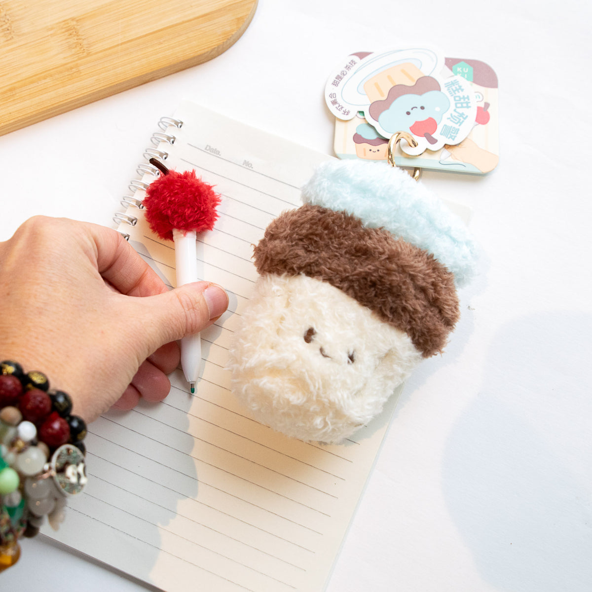Stylo Kawaii Peluche - Cupcake