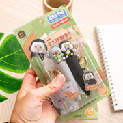 Duo Stylos Porte-clés Kawaii Koala/Singe