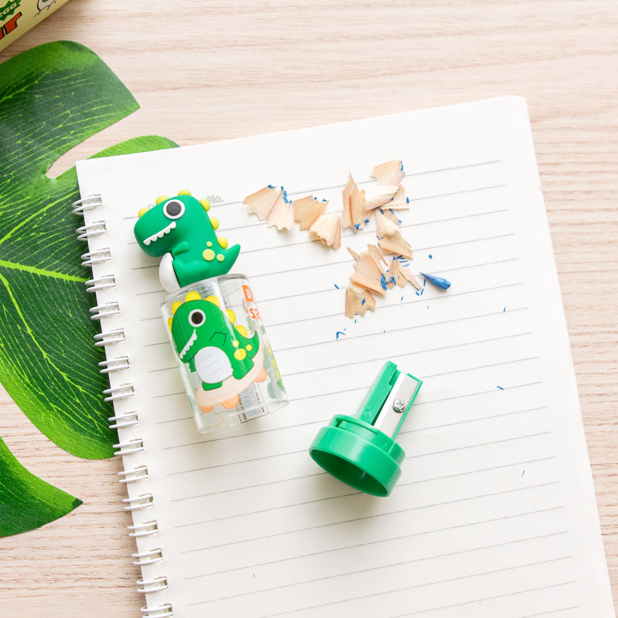 Taille-Crayon avec réservoir - Dinosaure