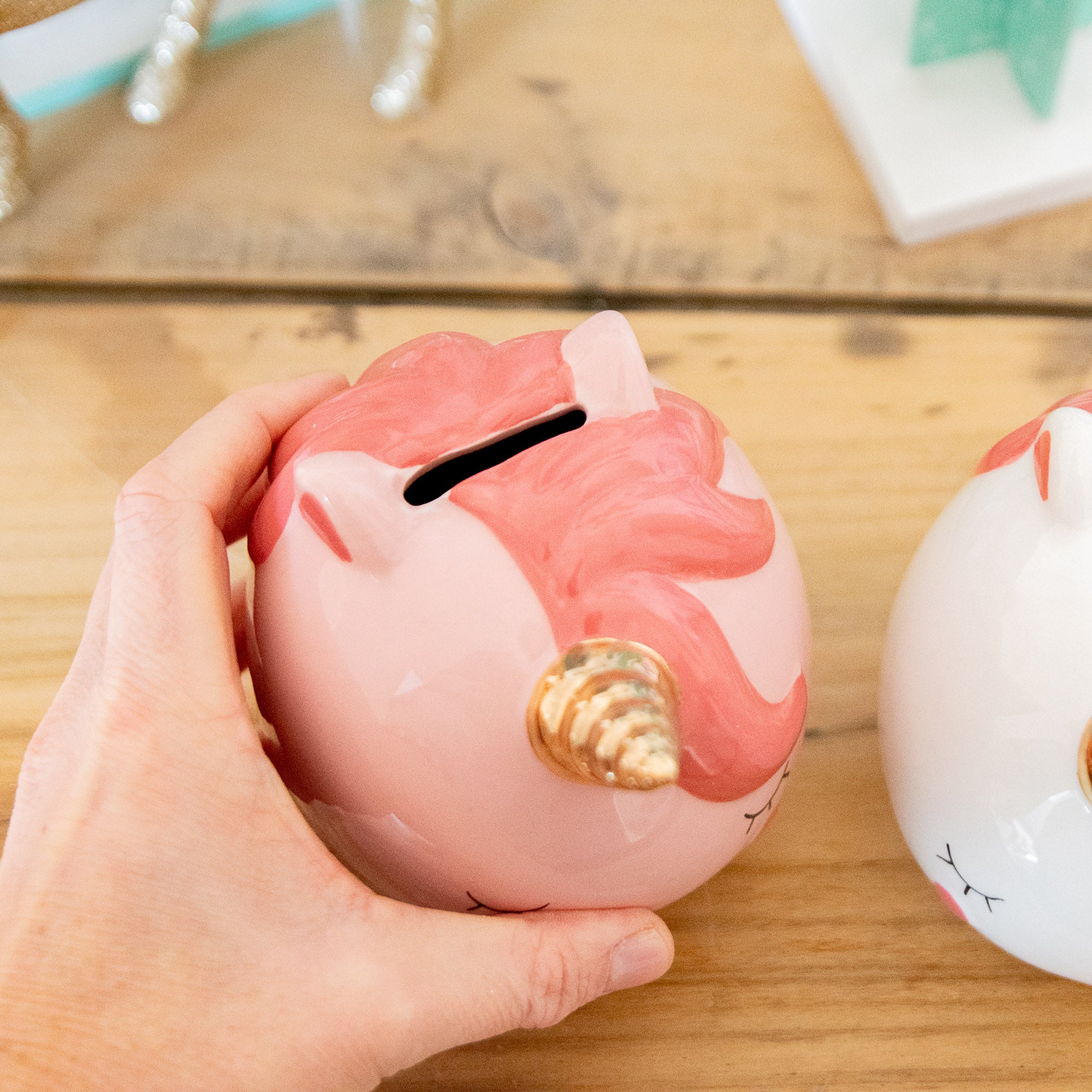 Tirelire Kawaii Licorne