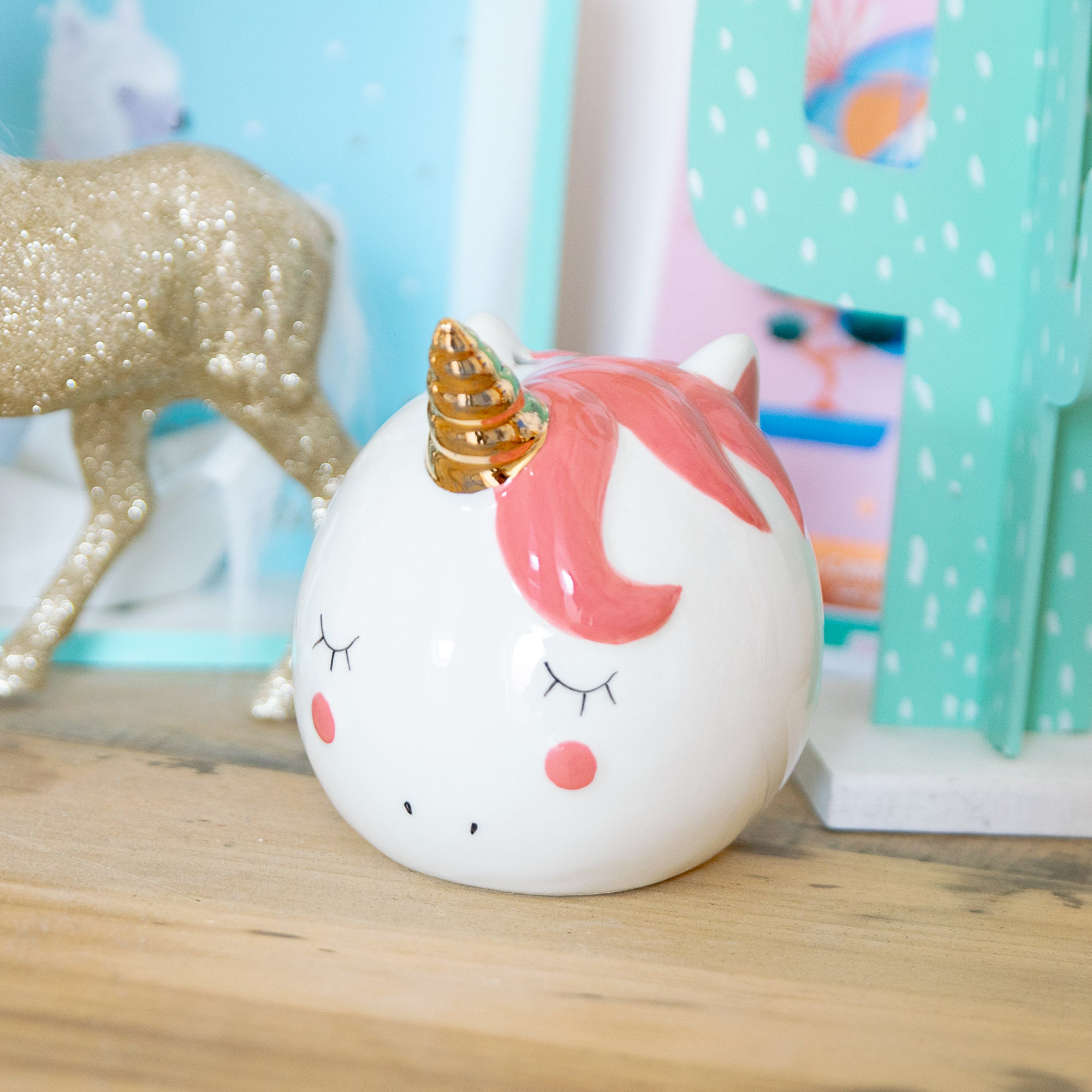 Tirelire Kawaii Licorne