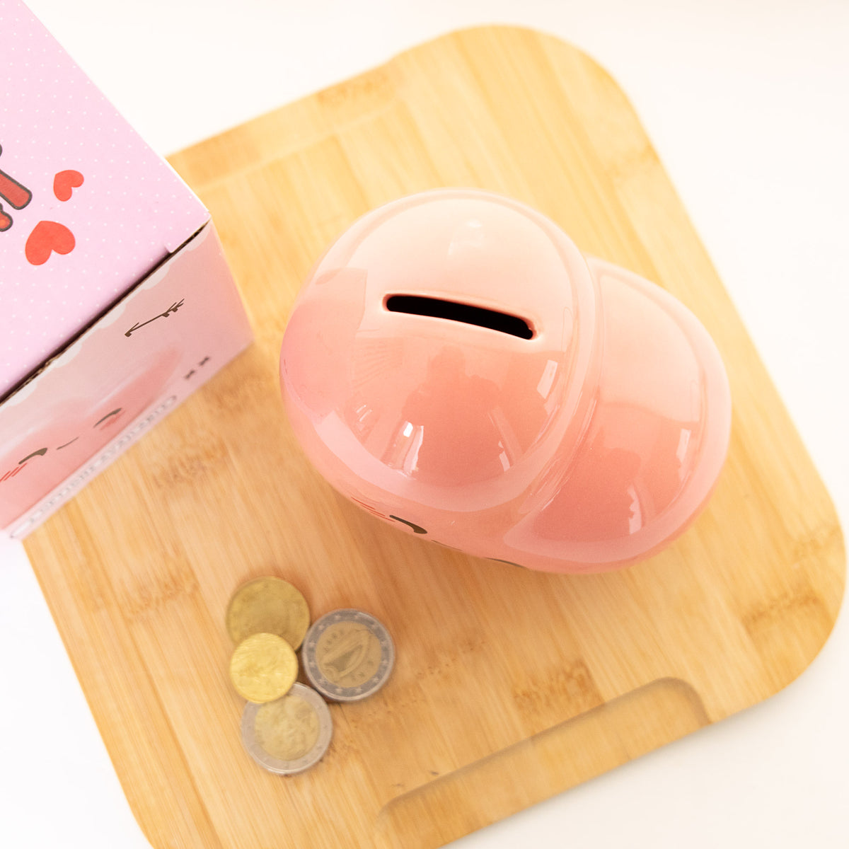 Tirelire Kawaii Coeur