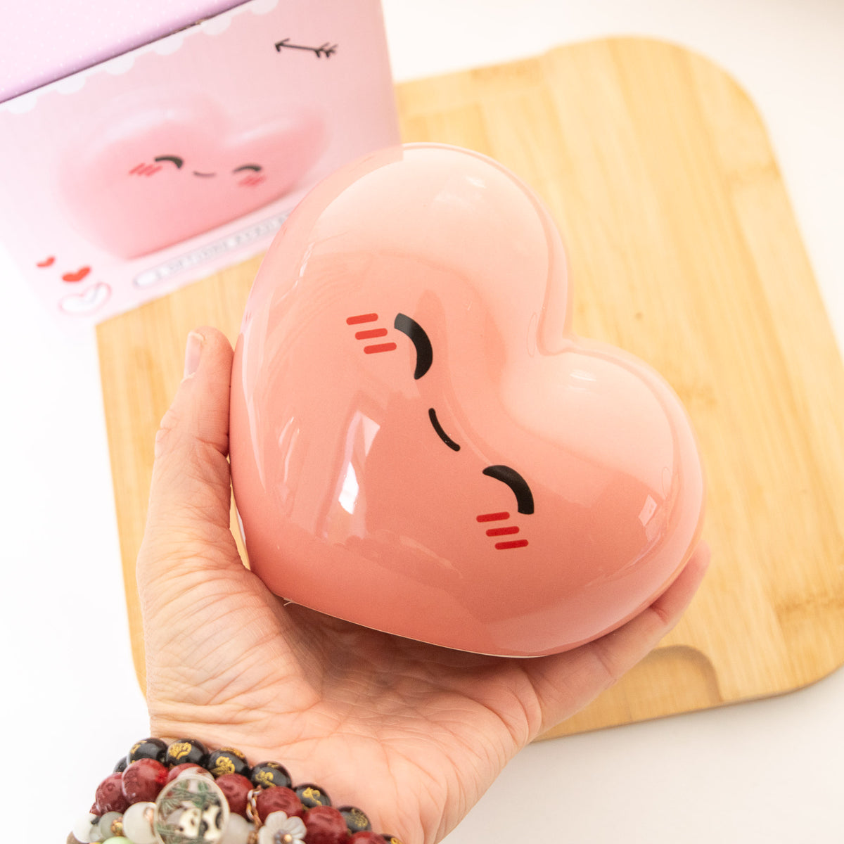 Tirelire Kawaii Coeur