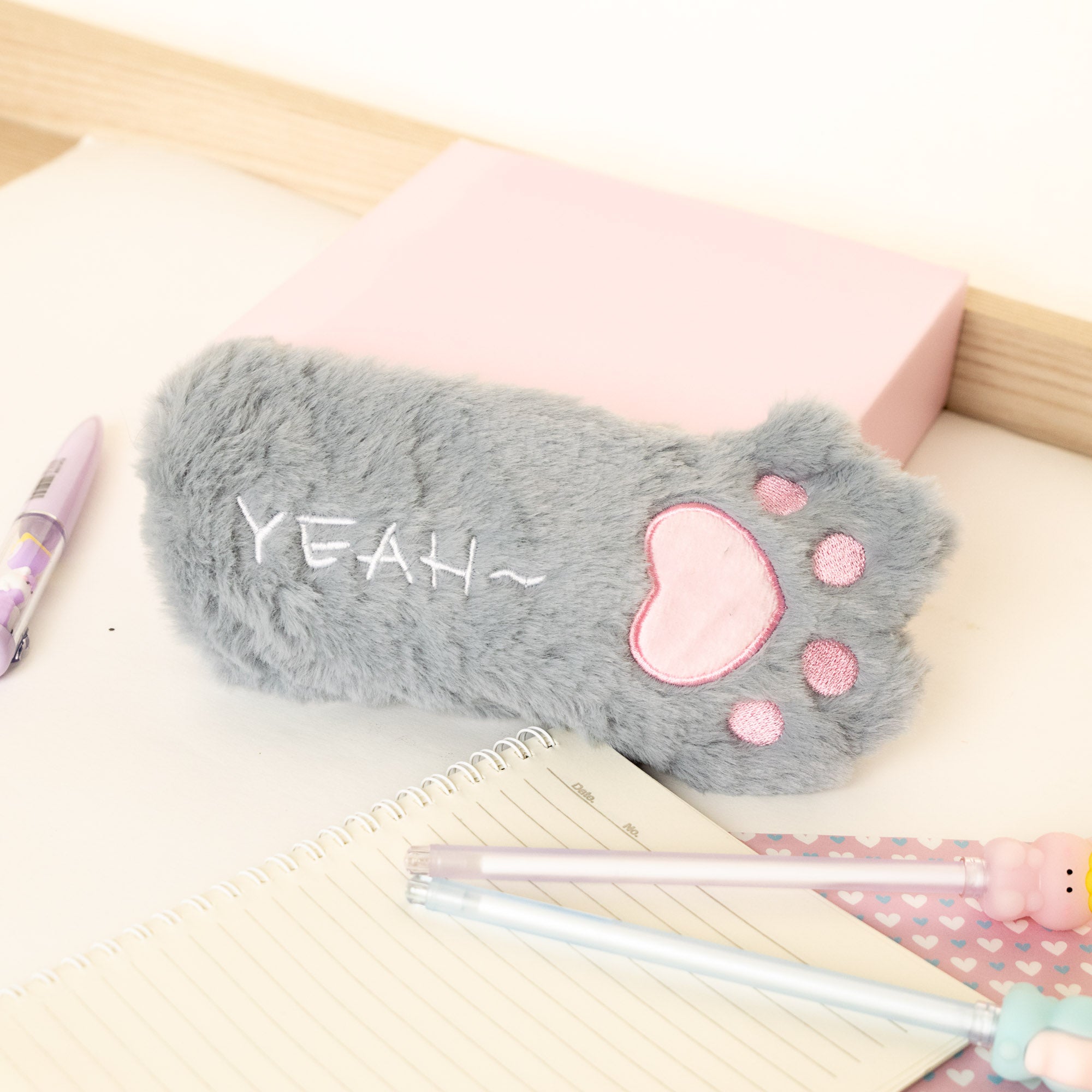 Trousse Peluche Patte de Chat