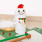 Trousse Verticale en Silicone - Bonhomme de Neige