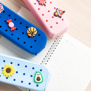 Trousse Kawaii en Silicone avec Charms