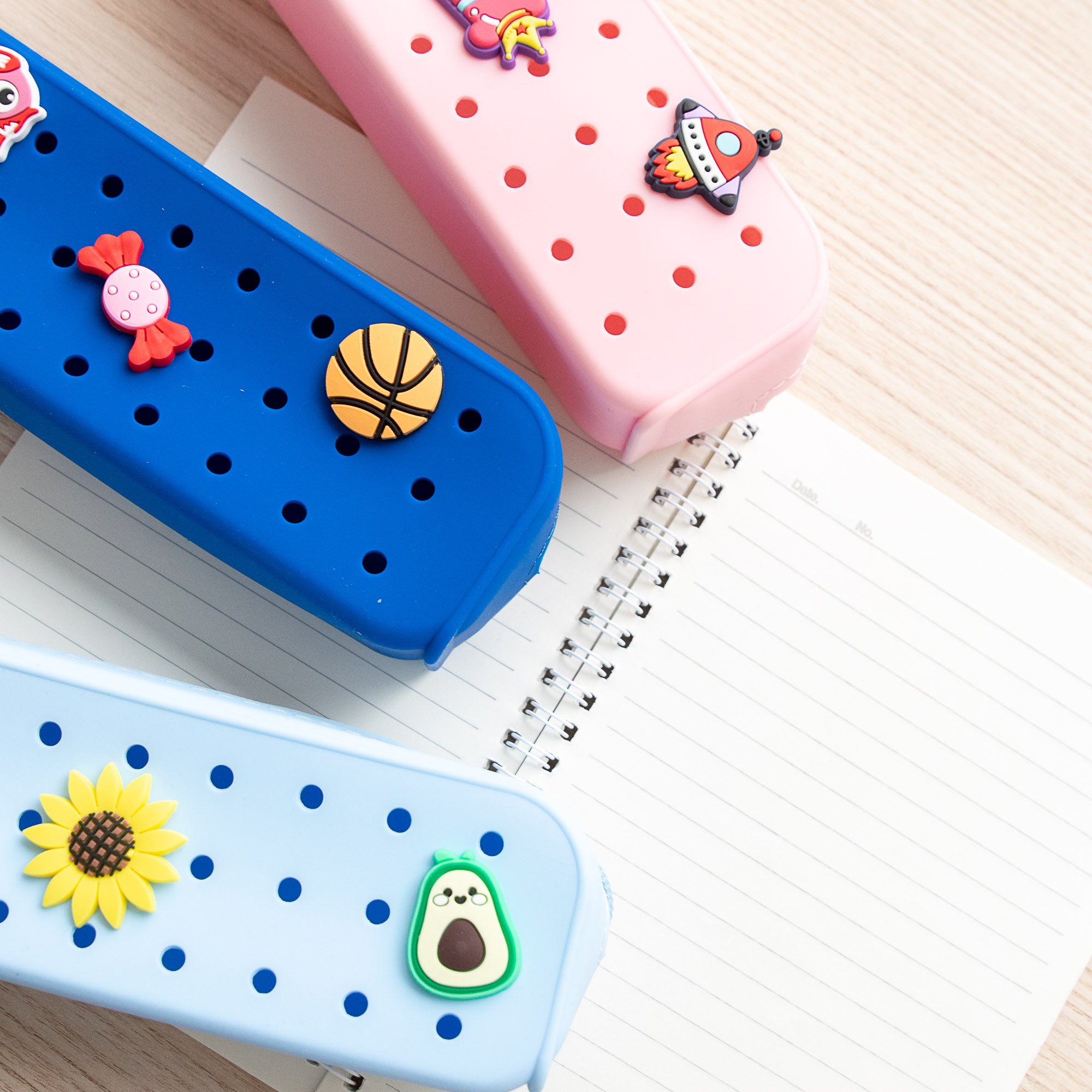 Trousse Kawaii en Silicone avec Charms