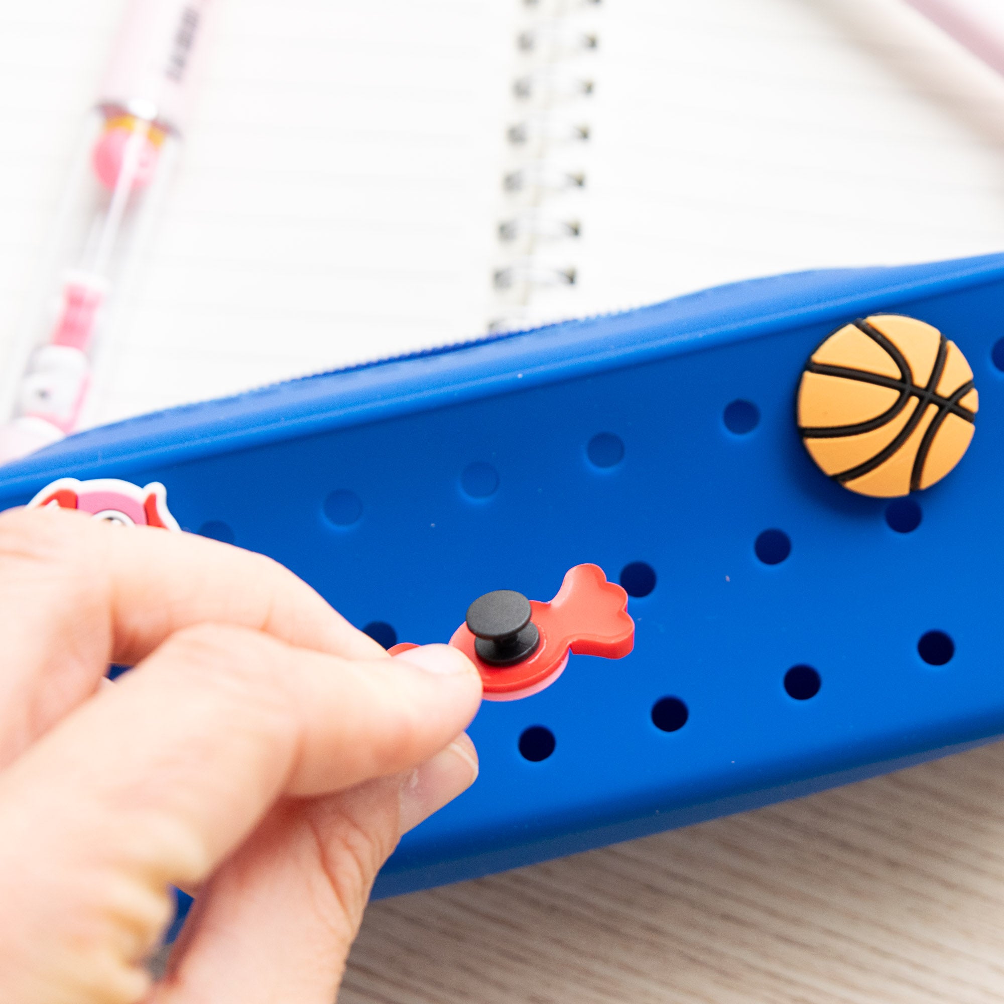 Trousse Kawaii en Silicone avec Charms