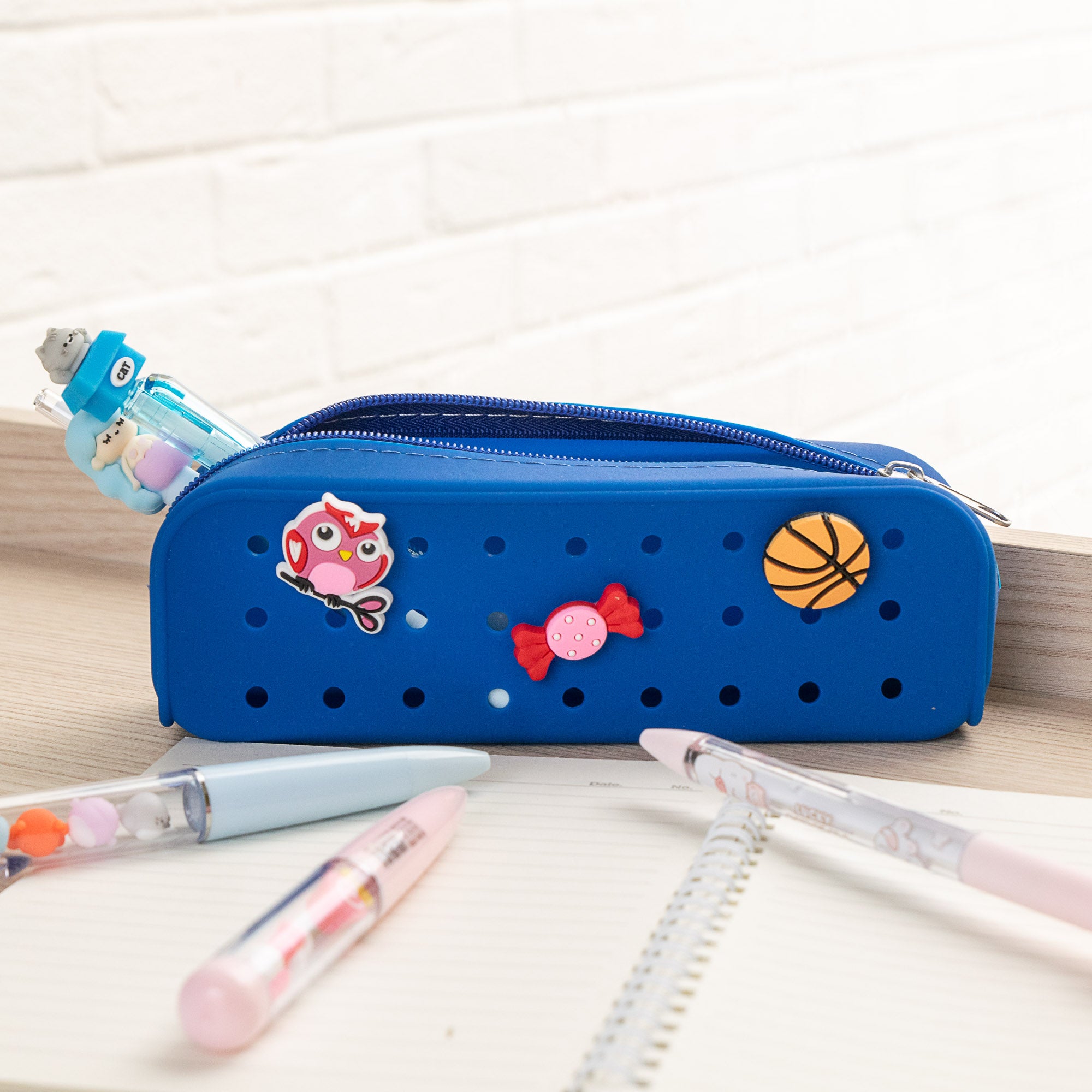 Trousse Kawaii en Silicone avec Charms