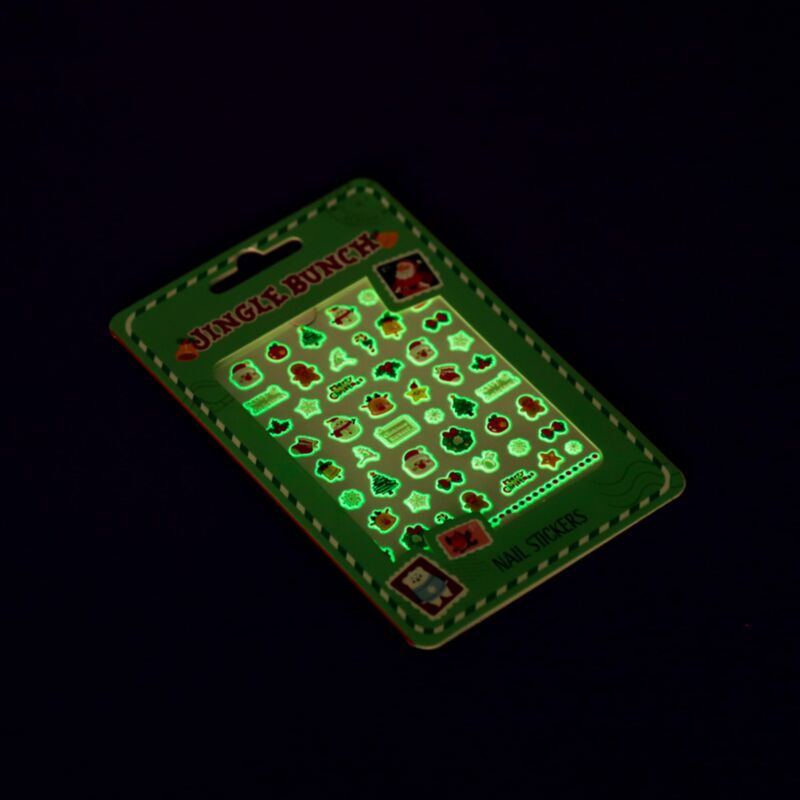Stickers Phosphorescents pour ongles - Noël
