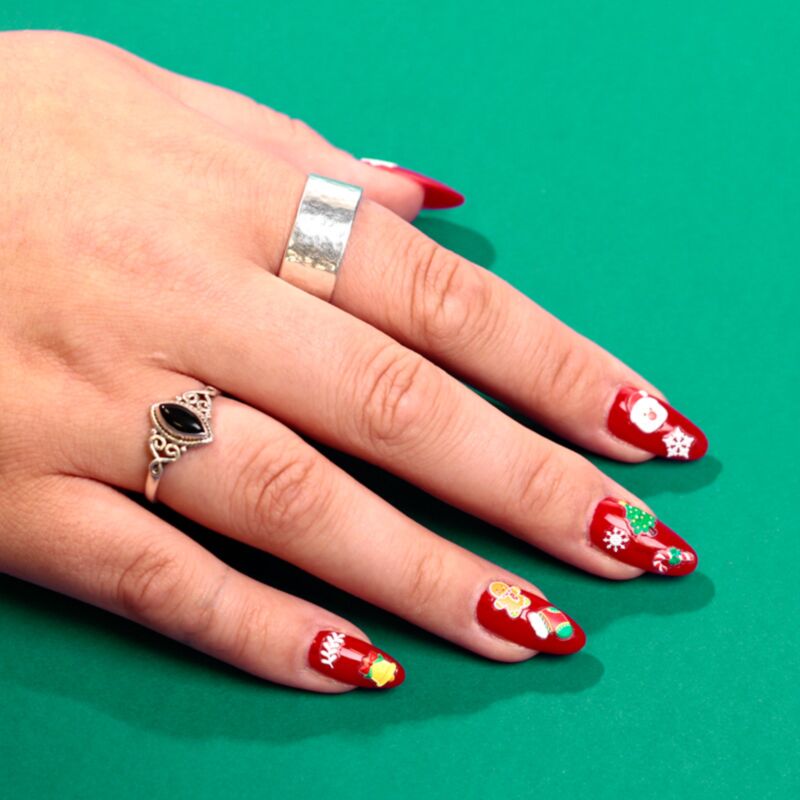 Stickers Phosphorescents pour ongles - Noël