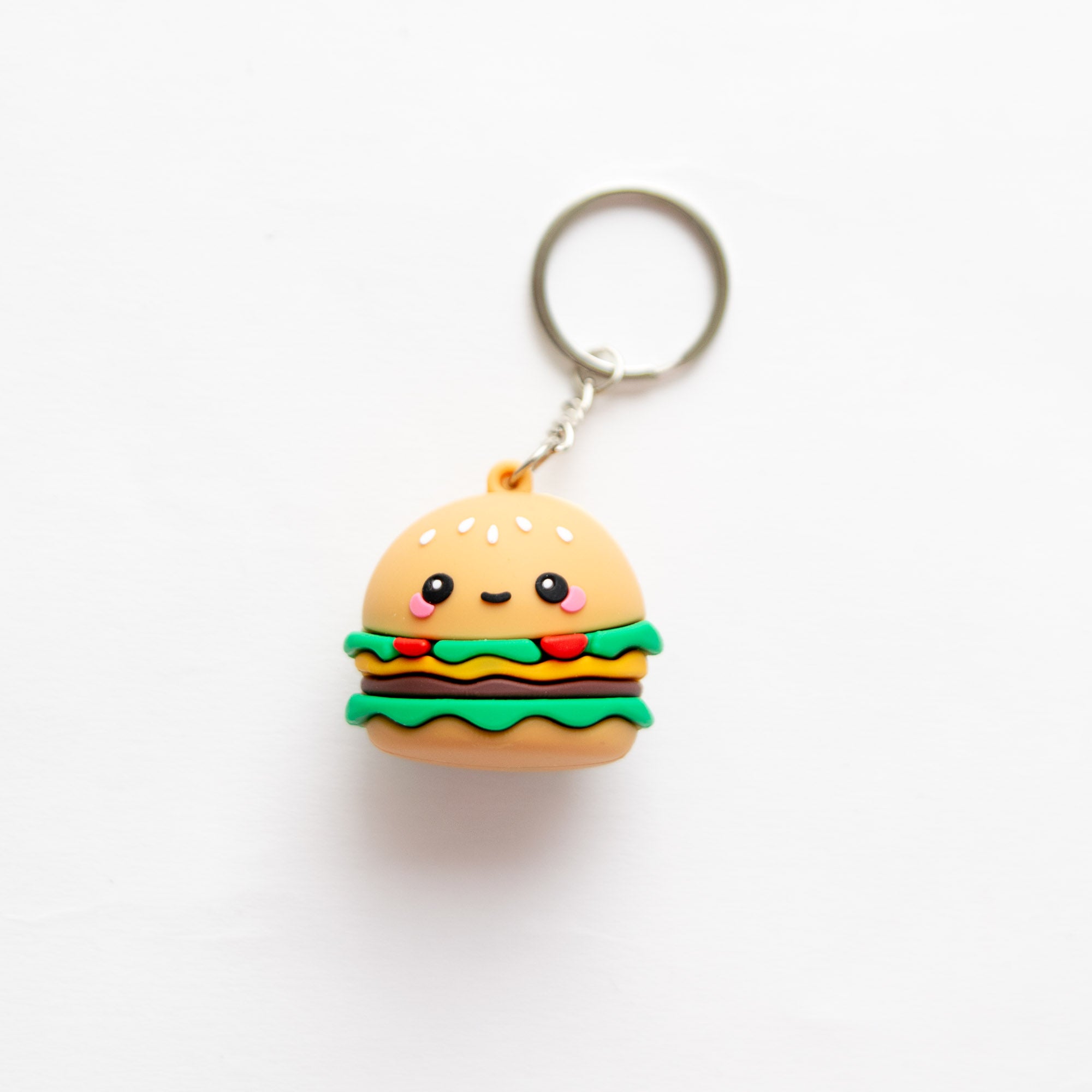 Kawaii Hammy der Hamburger Schlüsselanhänger