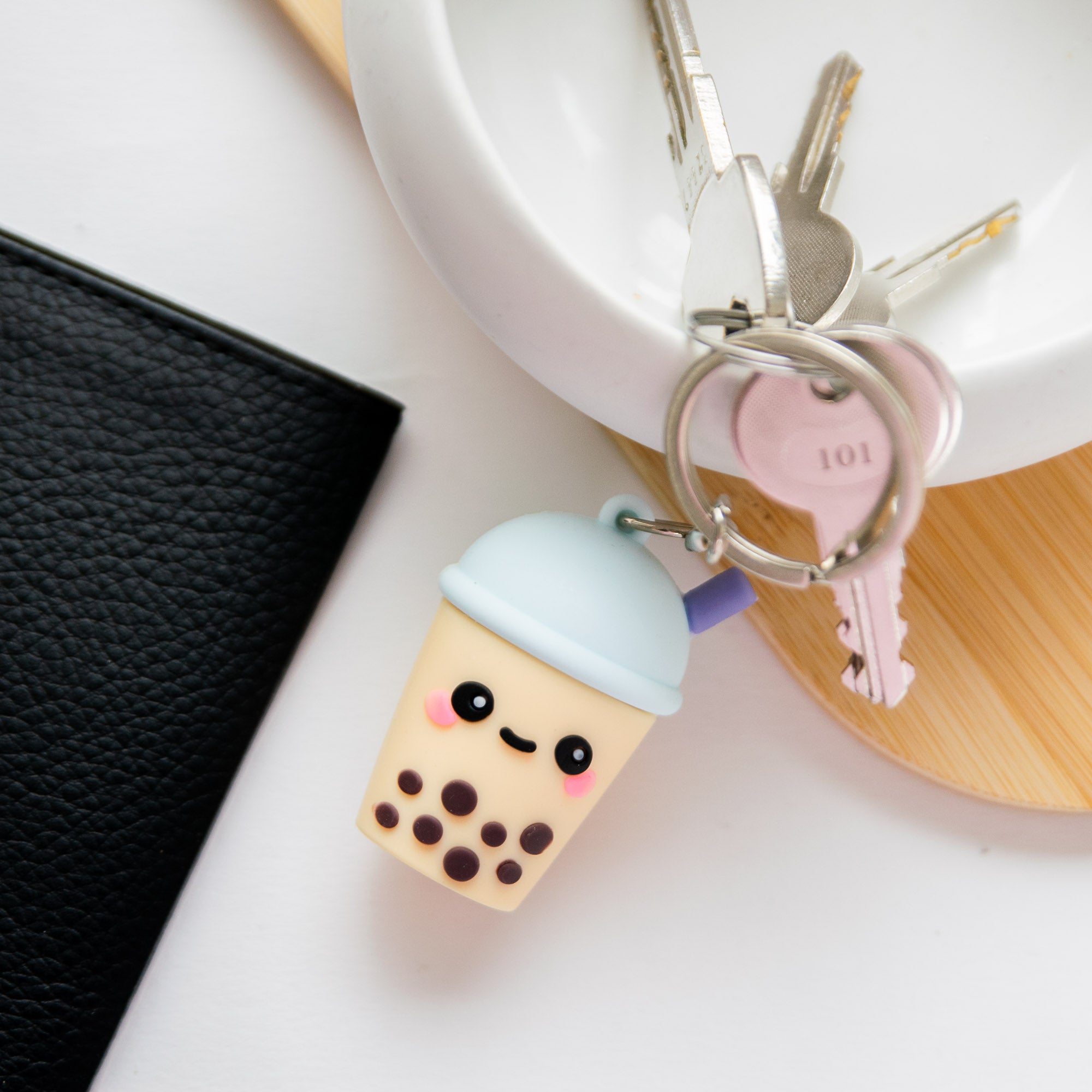 Kawaii Boba der Bubble Tea Schlüsselanhänger