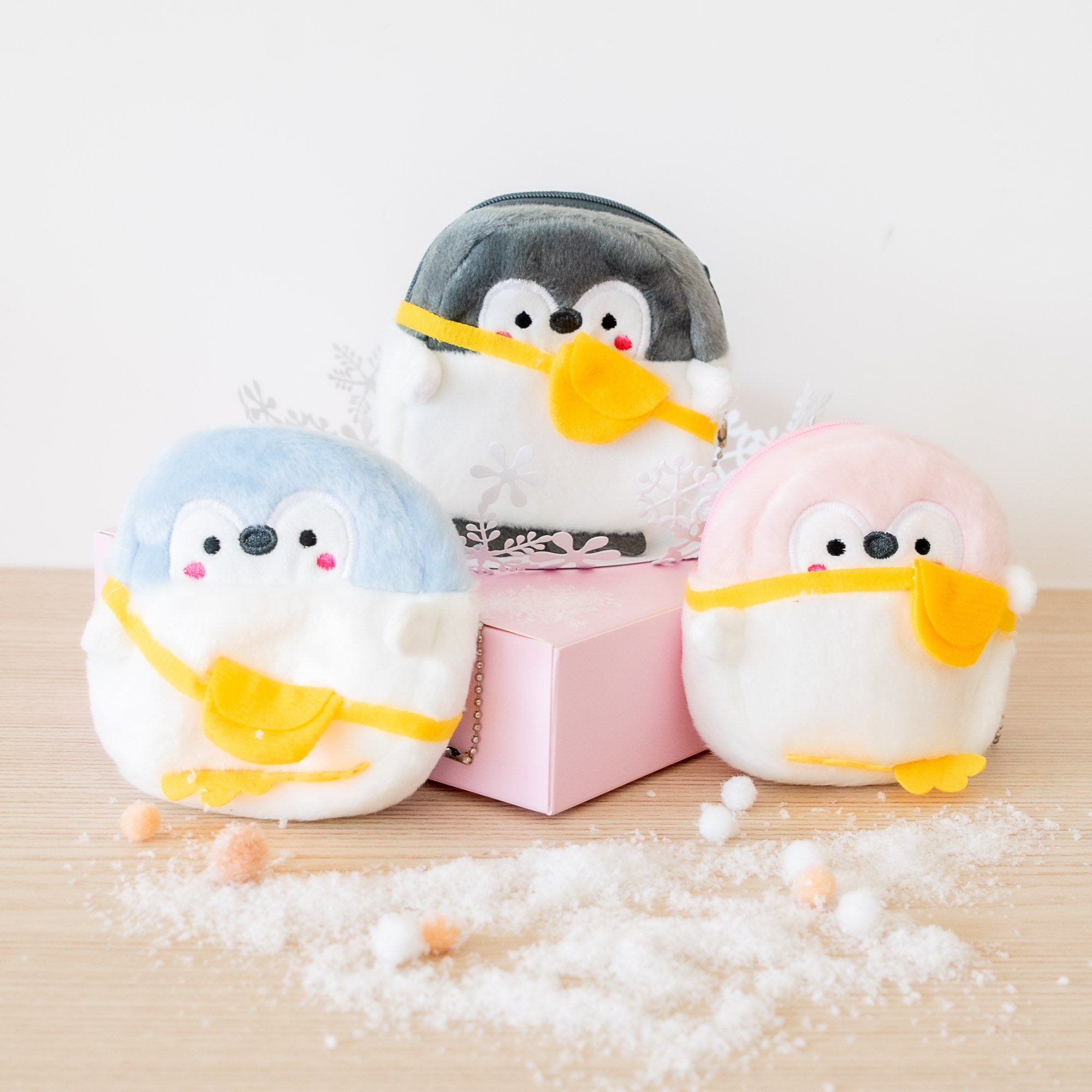 Porte Monnaie Peluche Pingouin