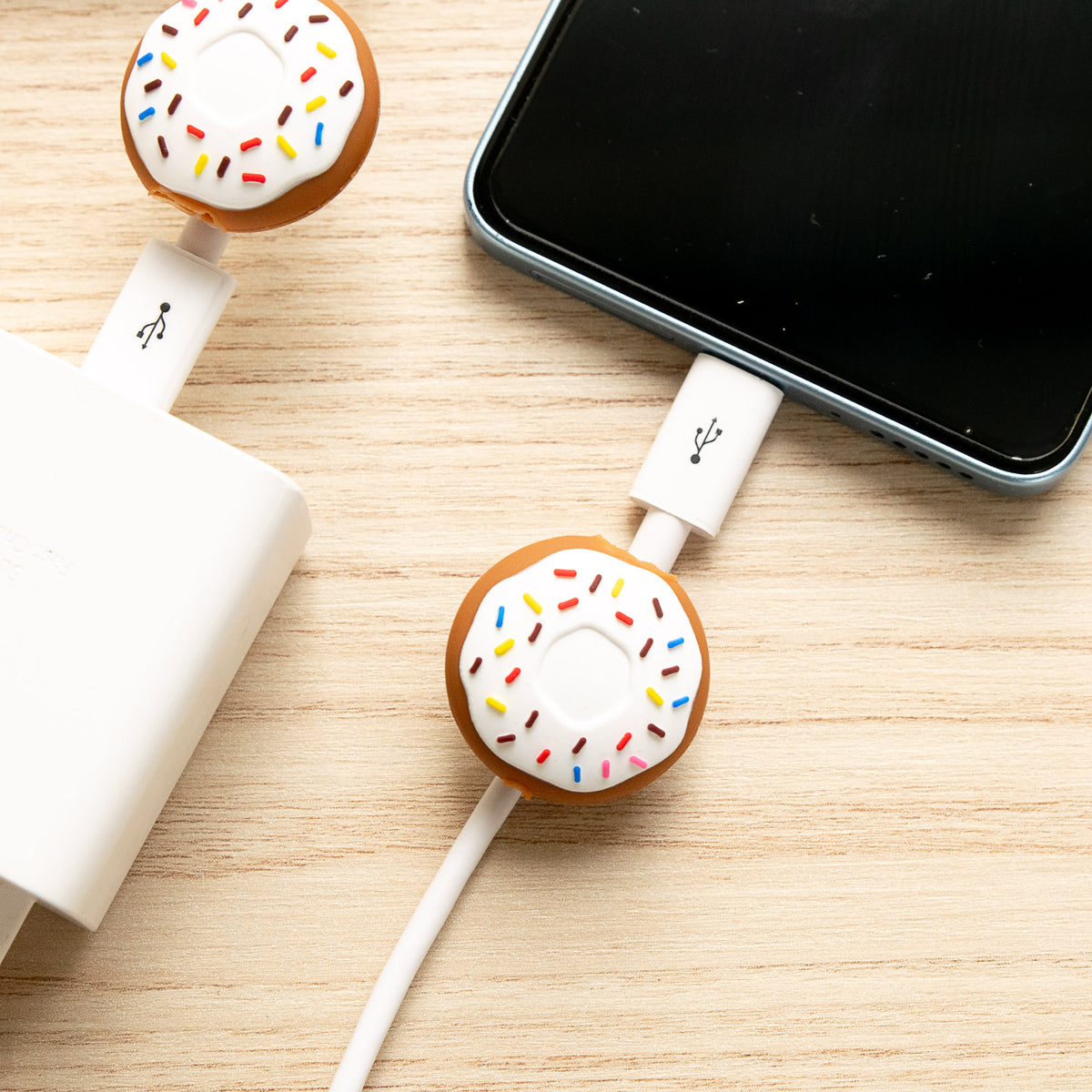 Protège-câble Kawaii USB Donut