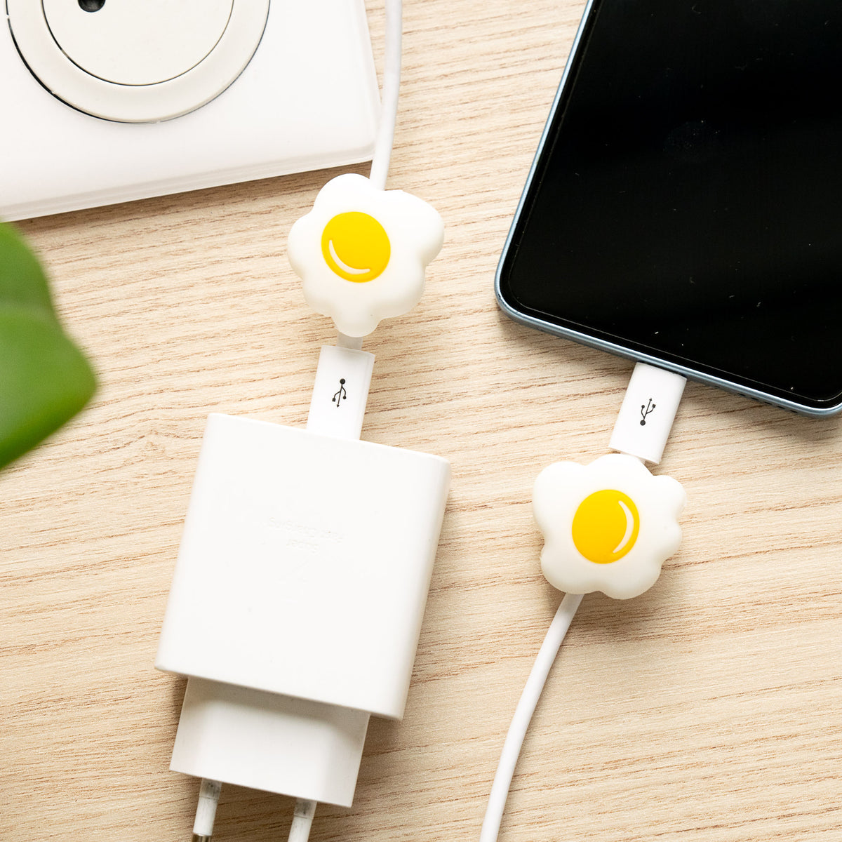 Protège-câble Kawaii USB Oeuf