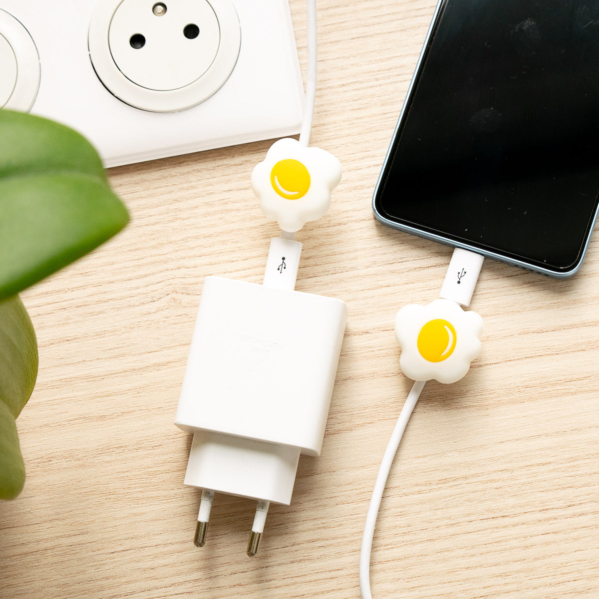Protège-câble Kawaii USB Oeuf