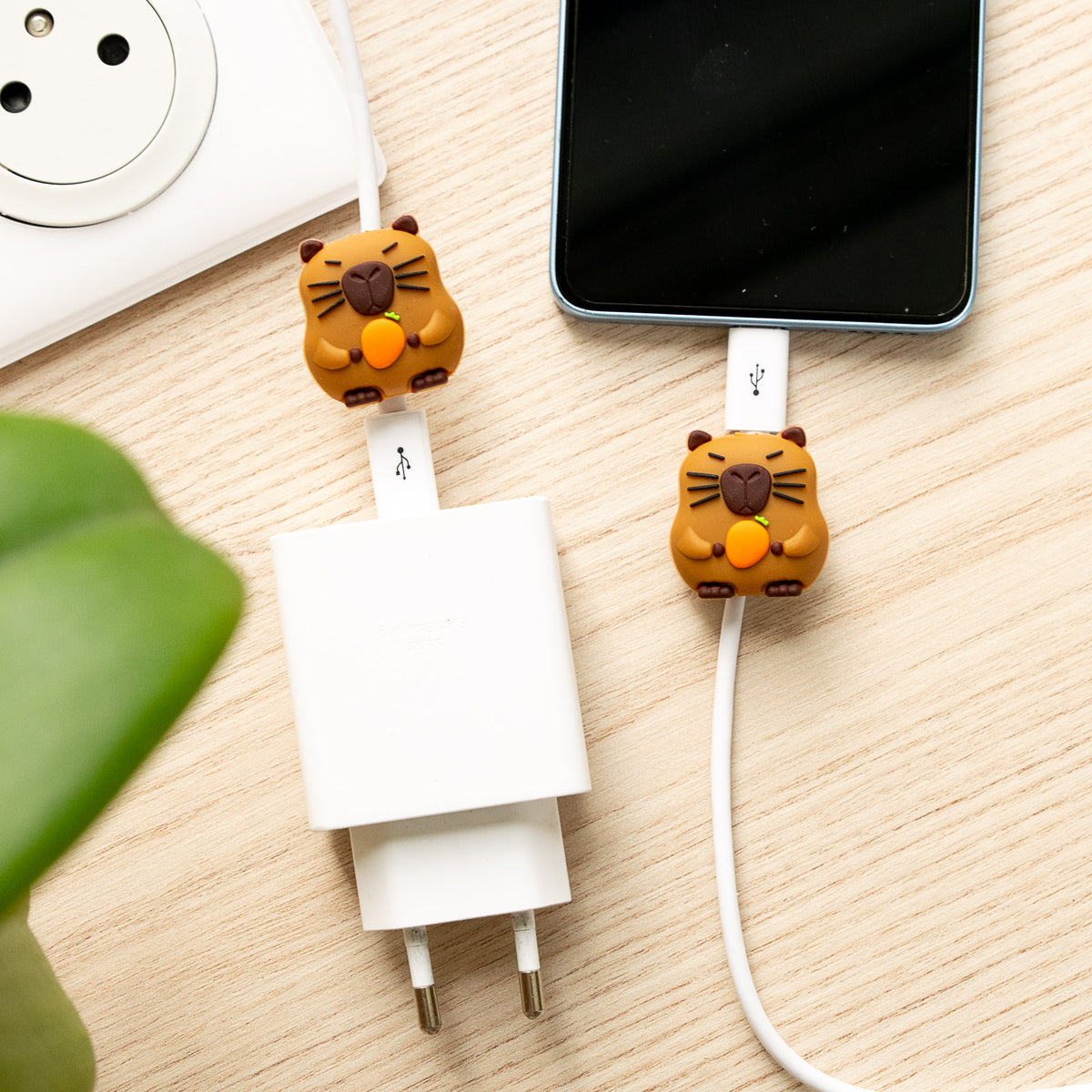 Protège-câble Kawaii USB Capybara