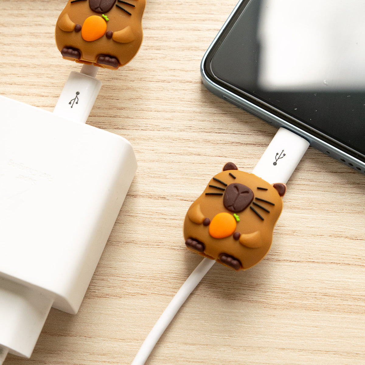 Protège-câble Kawaii USB Capybara