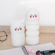 Trousse Silicone Pliable - Chat