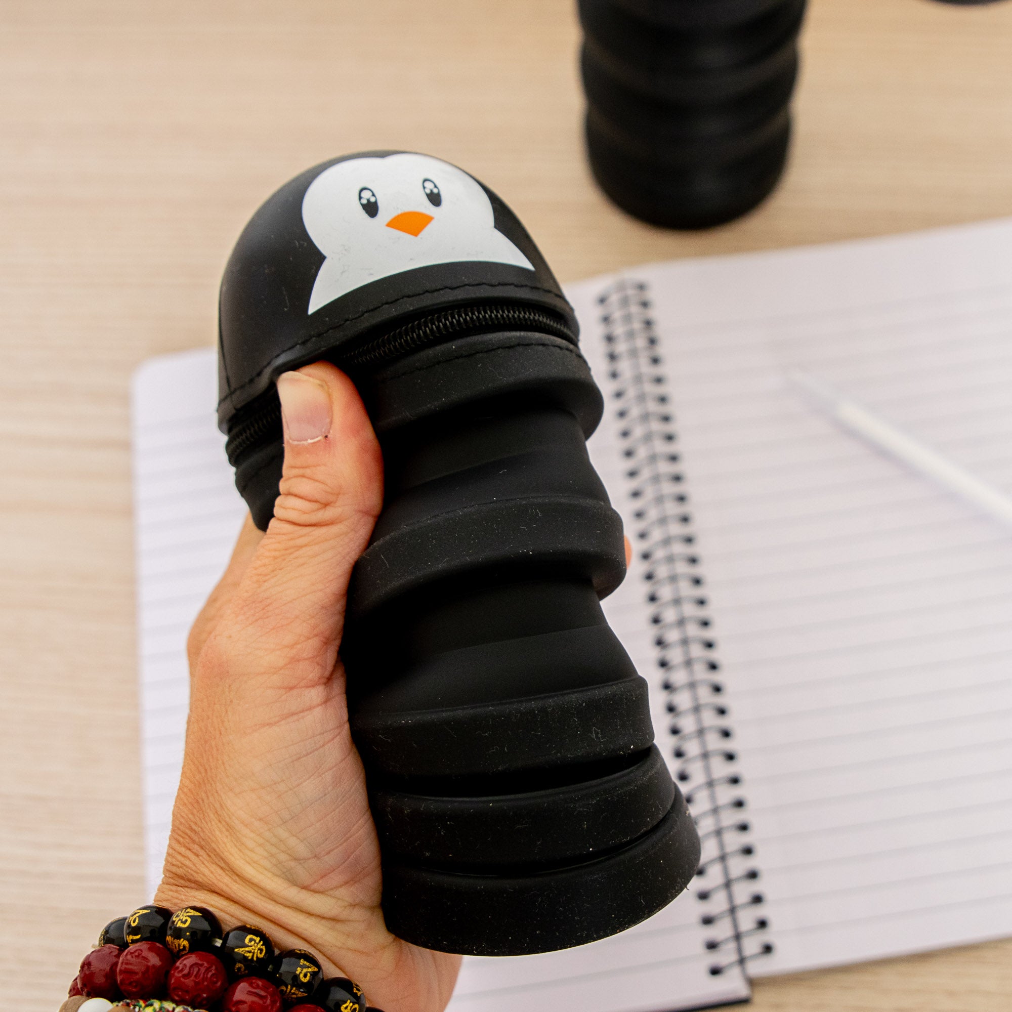 Trousse Silicone Pliable - Pingouin